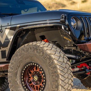 Savvy Offroad SD0026 High Clearance Aluminum Front Inner Fenders for Jeep Wrangler JL & Gladiator JT 2018+