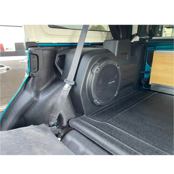 Armorlite B1019399-BLK1-AA Cargo Wheelhouse Covers for Jeep Wrangler JL 4 Door with Subwoofer 2018-2023