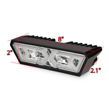 AlphaRex 940021 Arrow-X Multi-Functional Off-Road Chase Light in Clear
