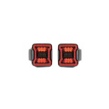 Quake LED QTE558 Blackout LED Tail Lights for Jeep Wrangler JL 2018+