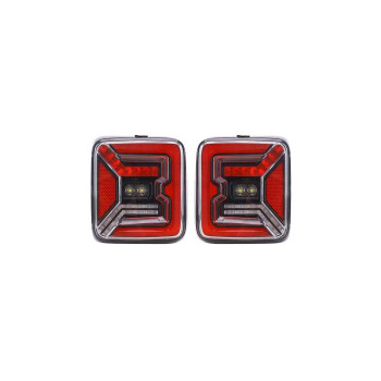 Quake LED QTE347 Tech LED Tail Lights for Jeep Wrangler JL 2018+