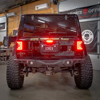 Infinite Offroad JP-TAIL-JL-FLUSH-RED Flush Mount Tail Lights for Jeep Wrangler JL 2018+