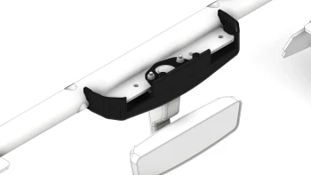 Motobilt MB8021 Mirror Bracket Cover for Roll Cage Kit for Jeep Wrangler JLU  & Gladiator JT 2020+
