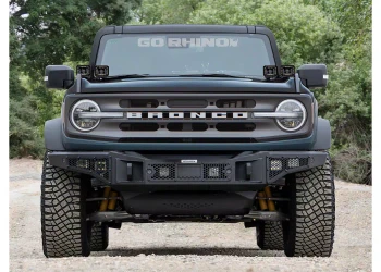 Go Rhino 331400T Rockline Full Width Front Winch Bumper for Ford Bronco 2021+