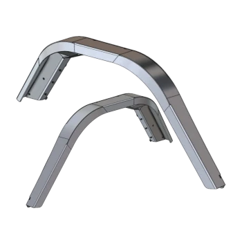 Next Venture Motorsports NV-JLU-00086 Aluminum High Line Fender Flares for Jeep Wrangler JL 4 Door 2018+
