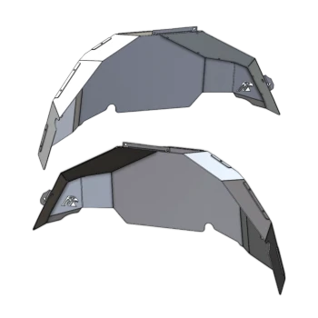 Next Venture Motorsports NV-JL-00175 Aluminum Rear Inner Fenders for Jeep Wrangler JL 2018+