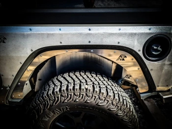 Next Venture Motorsports NV-JL-00165 Aluminum Rear Fender Deletes for Jeep Wrangler JL 2018+