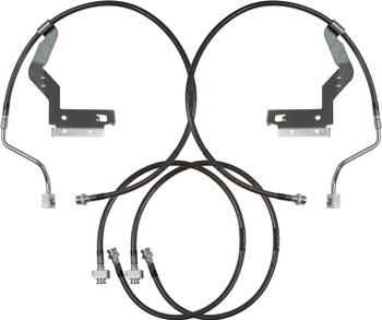 Carli CS-FORDBBL-55-23 4x4 Stainless Steel Extended Brake Lines for Ford F-250/F-350 2023+