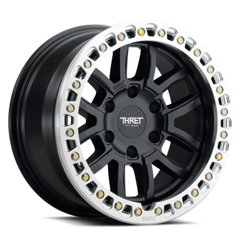 Thret Off-Road 602F-1790J-38 602 Maze Cast Beadlock 17x9 5x127 -38 Matte Black