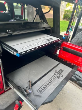 Diabolical Inc. UST Upper Slide Tray for Jeep Wrangler JK, JL & Ford Bronco 2007+