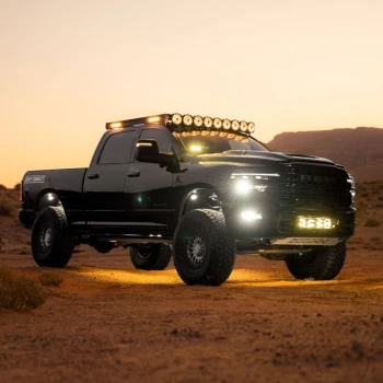 KC Hilites AK-92318 Platform One™ Roof Rack with 360° Lighting - Ram 2500/3500 Crew (2010-2026)