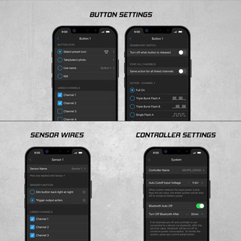 XK Glow XK-CMD-KIT XKommand Off Road Switch Panel with Bluetooth Controlled App