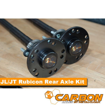 Carbon Axles by MetalCloak C0012 Jeep Wrangler JL/Gladiator JT Rubicon Rear D44 32 Spline Axle Kit 2018+