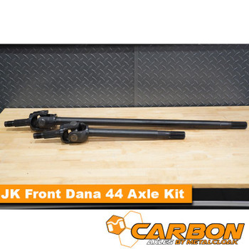Carbon Axles by MetalCloak C0007 Jeep Wrangler JK Rubicon Front D44 30 Spline Axle Base Kit 2007-2018