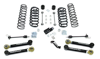 TeraFlex 1456430 4" Lift Kit with 4 Lower FlexArms and Trackbar for Jeep Wrangler TJ/LJ 1997-2006