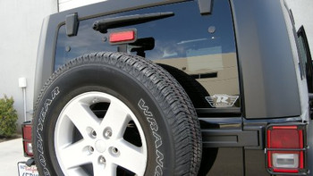 Rampage Products Universal Third Brake Light Kit Mounted on Jeep Wrangler