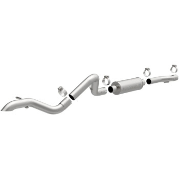 MagnaFlow Stainless Rock Crawler Cat-Back Exhaust System | 2 Door (Wrangler JK 2007-2011)