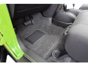 BedRug BRJK07F4 Front Floor Liner for Jeep Wrangler JK 4 Door Unlimited 2007-2018