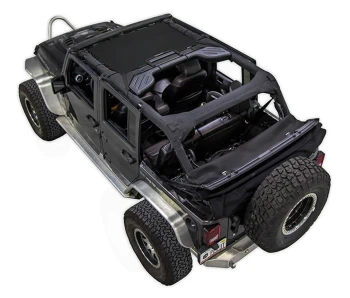 SpiderWebshade SWS-SHDKNI-01-JK Half Shade Sun Shade for Jeep Wrangler JK 2007-2018