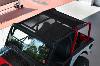 SpiderWebShade SW1 TJ Mesh Top for Jeep Wrangler TJ and LJ 1997-2006