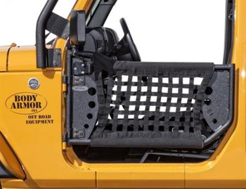 Body Armor 4x4 BA-JK-6139 Front Gen III Trail Doors with Nylon Webbing for Jeep Wrangler JK 2007-2018