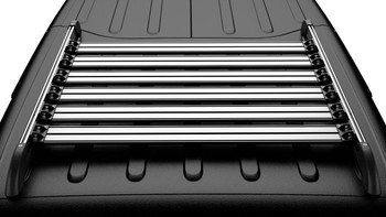 TeraFlex 4722050 Nebo Roof Rack Cargo Slat Kit in Silver for Jeep Wrangler JK 4 Door 2007-2016