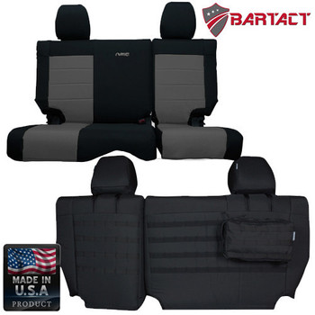 Bartact MSSCJK4D07R Rear Bench Seat Cover for Jeep Wrangler JK 4 Door 2007