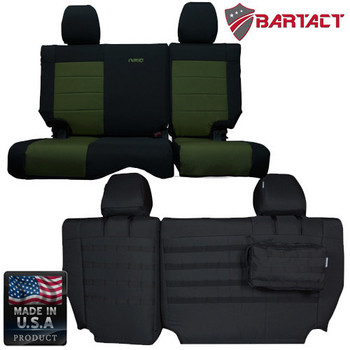 Bartact MSSCJK4D1316R Mil-Spec Rear Bench Seat Cover for Jeep Wrangler JK 2013-2016