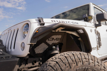 DV8 Offroad INFEND-10FB Front Inner Fenders for Jeep Wrangler JK 2007-2018