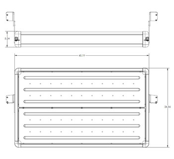 TeraFlex Rear Utility Cargo Rack for Jeep Wrangler JK 4 Door