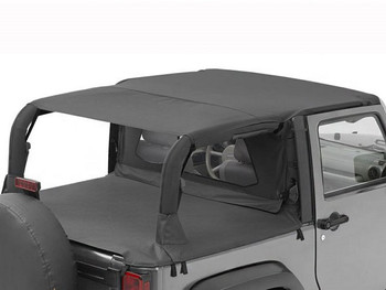 Bestop Header Safari Style Bikini Top for Jeep JK 2 Door 2010-2016
