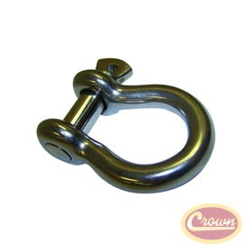 Crown Automotive D-Ring Shackle w/ 3/4" Bolt- Galvanized Steel