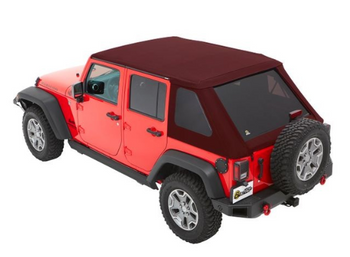 Bestop All New TrekTop Soft Top for Jeep Wrangler JK 4 Door 2007-2018