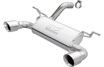 Magnaflow 19385 MF Series Stainless Dual Exit Axle-Back Exhaust for Jeep Wrangler JL 2018+