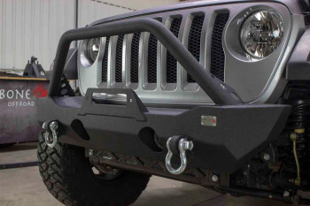 Fishbone Offroad FB22090 Mako Stubby Front Bumper for Jeep Wrangler JL 2018+