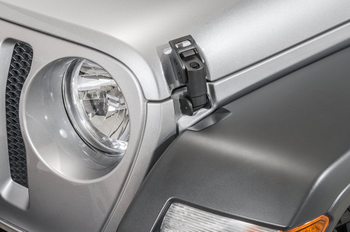 Kentrol 80715 Mechanical Hood Catch Kit for Jeep Wrangler JL 2018+