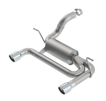 Borla 11956 S-Type 2.5" Dual Axle Back Exhaust for Jeep Wrangler JL 3.6L 2018+