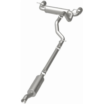 Magnaflow 19416 MF Series Stainless Steel Dual Exit Cat Back Exhaust for 3.6 Jeep Wrangler JL 2018+
