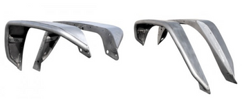 EVO MFG EVO-1158/1159 Radius Front & Rear Fenders for Jeep Wrangler JK 2007-2018