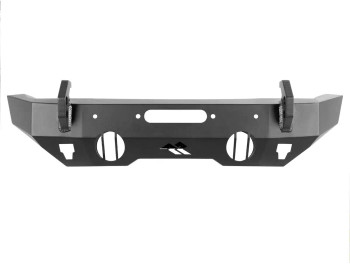 Rugged Ridge 11540.32 HD Stubby Front Bumper for Jeep Wrangler JK, JL & Gladiator JT 2007+