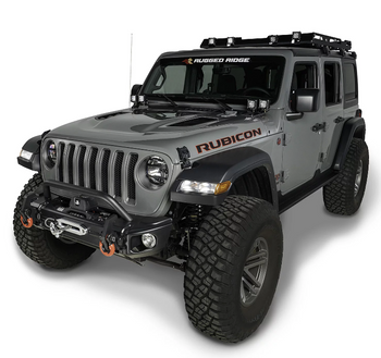 Rugged Ridge 11549.05 Arcus Front Stubby Bumper for Jeep Wrangler JL & Gladiator JT 2018+