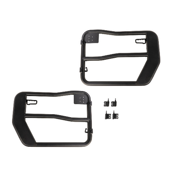 Rugged Ridge 11509.31 Fortis Front Tube Doors for Jeep Wrangler JK 2007-2018