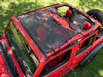 Bestop 52410-11 Sun Bikini Top Targa Length for Jeep Wrangler JL & Gladiator JT 2018+