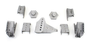 TeraFlex 3990007 Rear Axle Bracket Kit for Jeep Wrangler JK 2007-2016