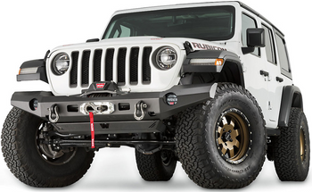 WARN 101335 Elite Series Full Width Front Bumper for Jeep Wrangler JL & Gladiator JT 2018+