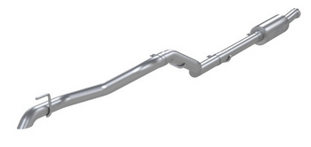 MBRP S5537AL Installer Series Aluminized Single Rear Exhaust for Jeep Gladiator JT 2020+
