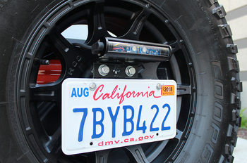 Baja Designs 107003 Spare Tire Mounting Bracket for RTL-M LED Brake Light for Jeep Wrangler JK 2007-2018