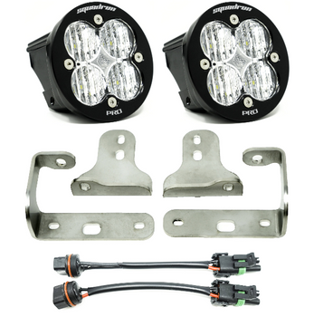 Baja Designs 447068 Squadron-R Sport Rubicon LED Fog Pocket Light Kit for JL & Gladiator JT Rubicon 2018+