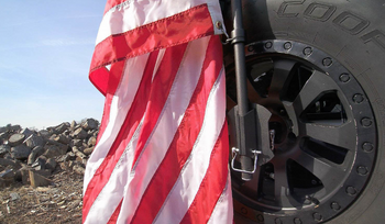 ROX Offroad ROX-TJFMK The Judge Flag Mounting Kit for Wrangler YJ, TJ, JK & JL 1987+