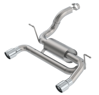Borla 11963 2.5" S-Type Axle Back Exhaust in Stainless Steel for Jeep Wrangler JL 2.0L 2018+